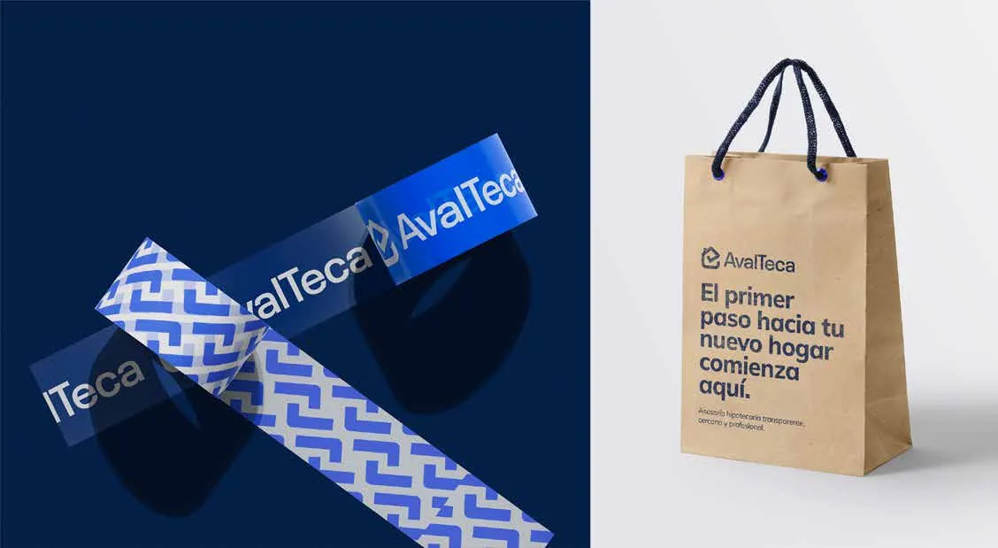 Identidad visual de AvalTeca, pieza 2