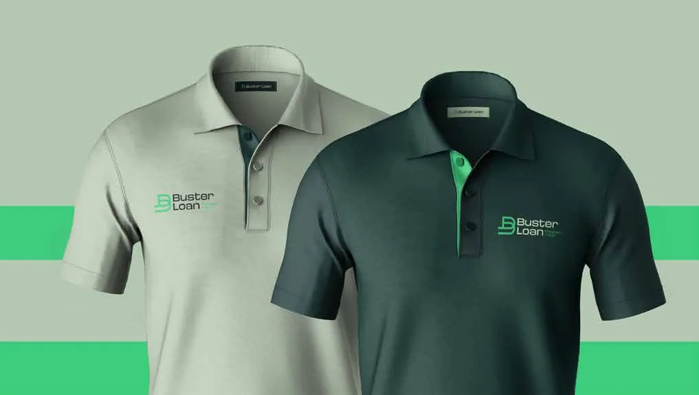 Identidad visual de Buster Loan, pieza 3
