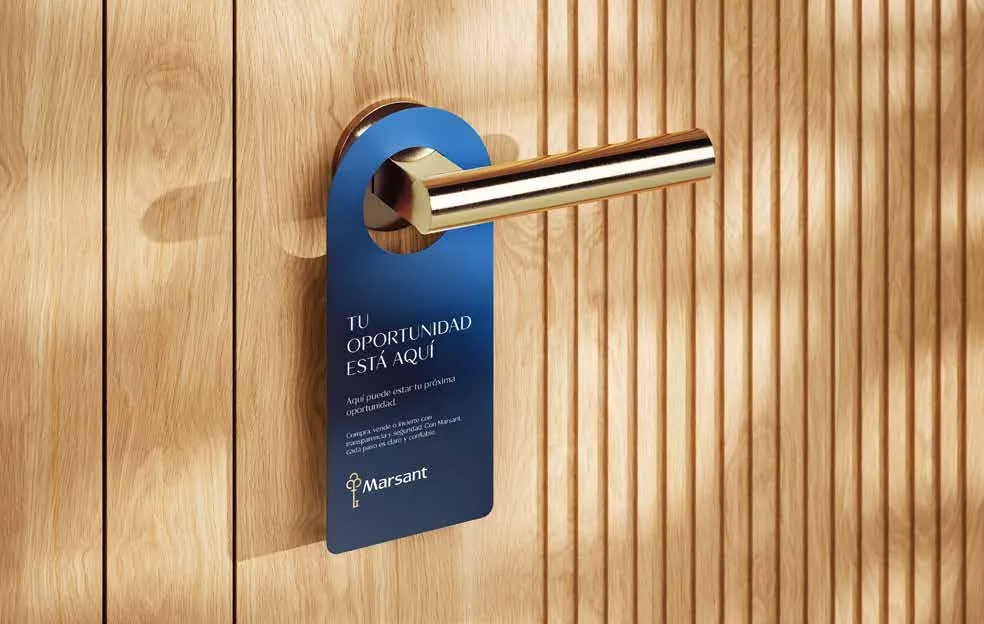 Identidad visual de Marsant, pieza 3