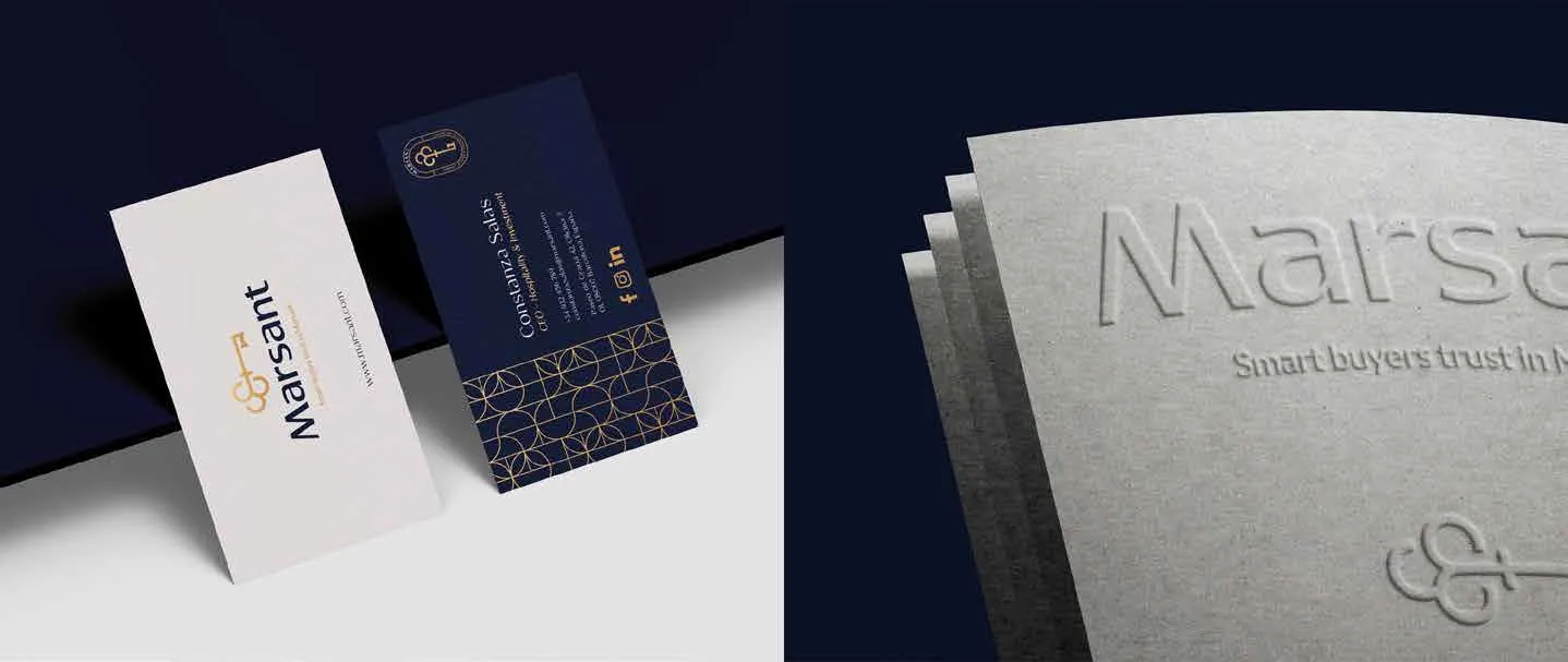 Identidad visual de Marsant, pieza 4