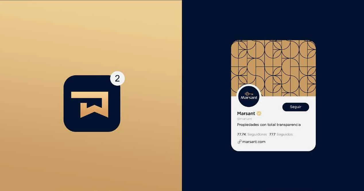 Identidad visual de Marsant, pieza 5