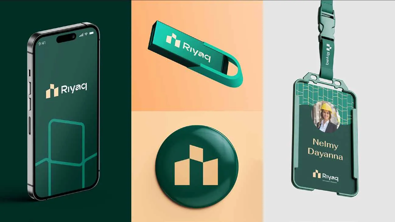 Identidad visual de Riyaq, pieza 3