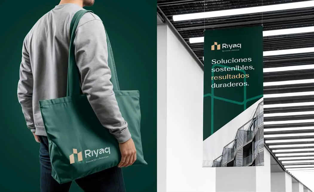 Identidad visual de Riyaq, pieza 4